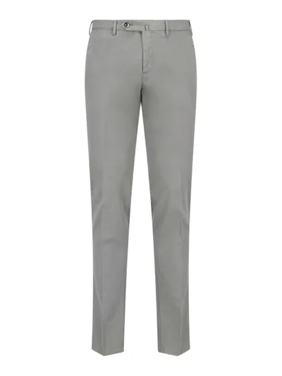 Pt Torino Slim Pants In Grey