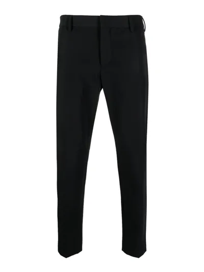 Pt Torino Straight-leg Tailored Trousers In Black