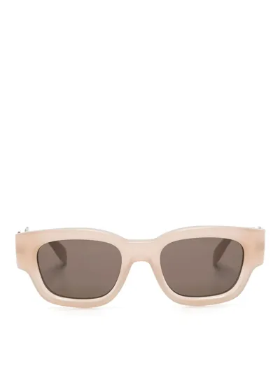 Palm Angels Posey Sunglasses In Beige