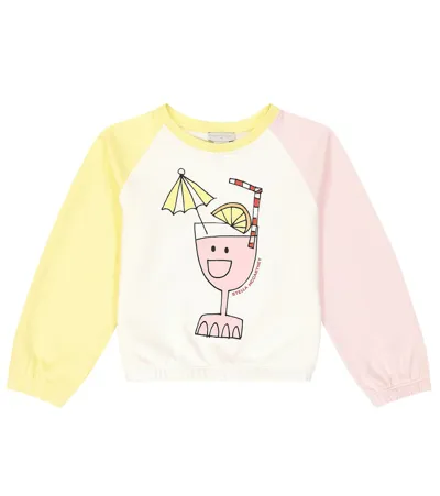 Stella Mccartney Kids' Printed Cotton Jersey Sweatshirt In Multicoloured