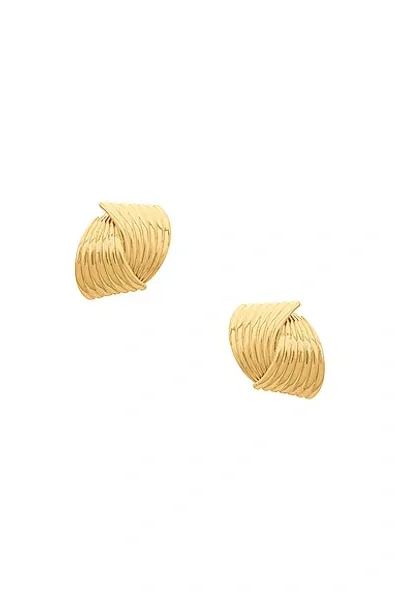 Aureum Vienna Earrings In Gold Plated Brass