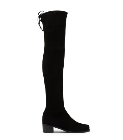 Stuart Weitzman High Boots With Drawstring In Black