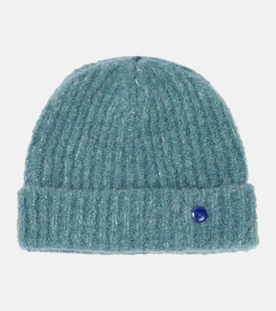 God's True Cashmere Cashmere Bouclé Beanie In Blue