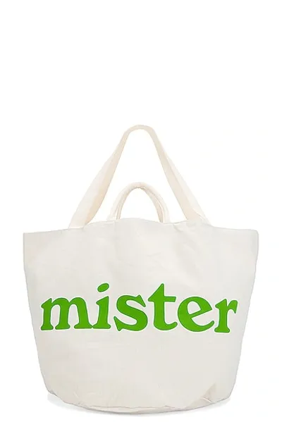 Mister Green Round Grow Pot Large Tote Bag In Natural