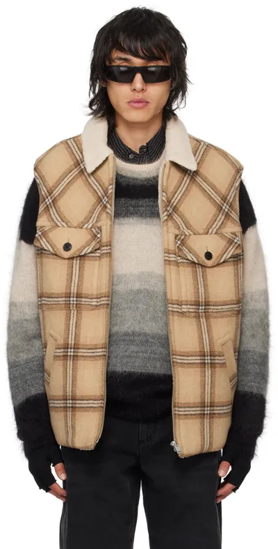 Isabel Marant Beige Kiraneo Vest In 50cm Camel