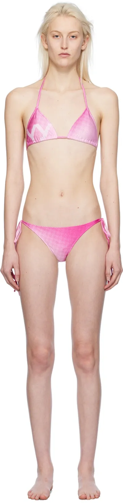 Open Yy Ssense Exclusive Pink Yy Bikini