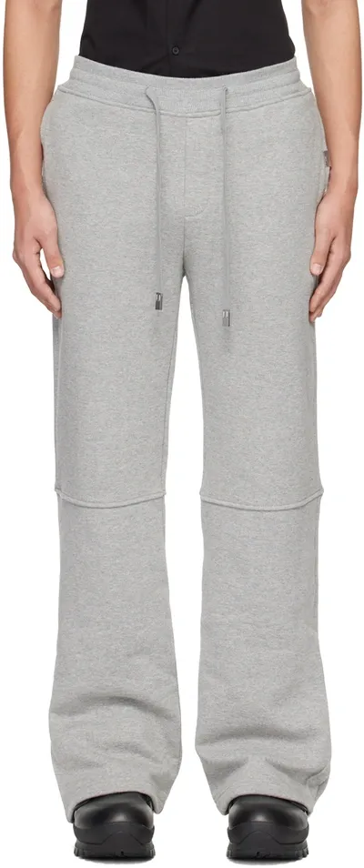 C2h4 Gray Chaise Lounge Sweatpants In Granite Gray