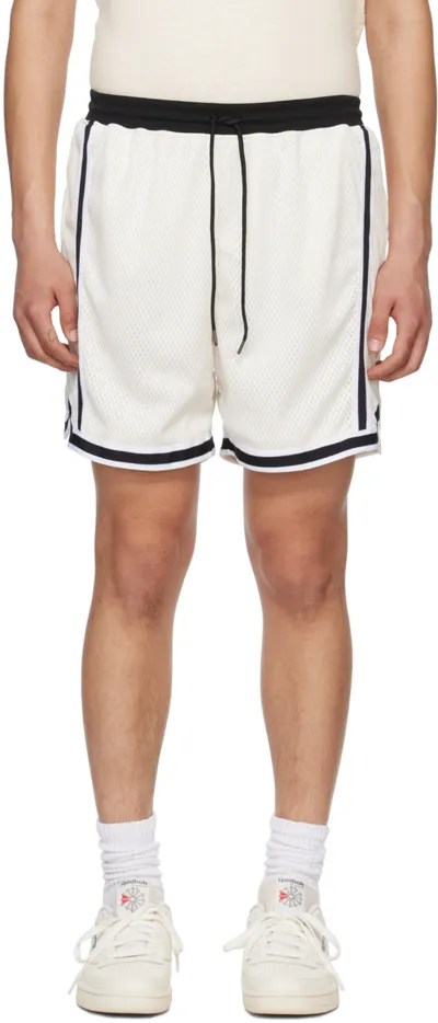 John Elliott Vintage Varsity Shorts In White