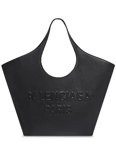 Balenciaga Mary-kate Leather Tote Bag In Black