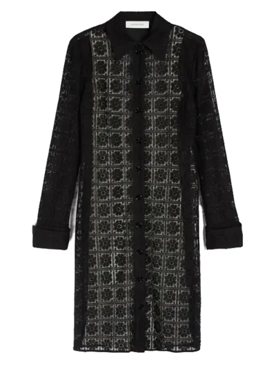 Sportmax Black Recente Shirt Dress