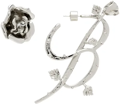 Blumarine Silver B Earrings In N0996 Nikel Free Tel