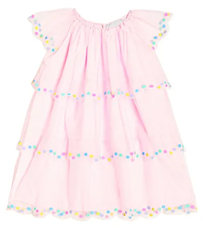 Stella Mccartney Kids' Besticktes Kleid In Pink