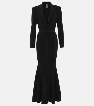 Norma Kamali Jersey Maxi Dress In Black