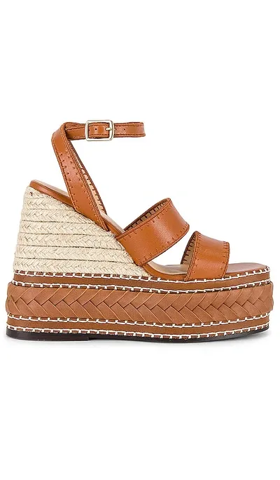 Castaã±er Faure Wedge In Brown