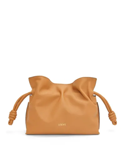 Loewe Flamenco Clutch Mini In Nude & Neutrals