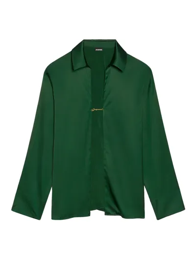 Jacquemus La Chemise Notte In Green