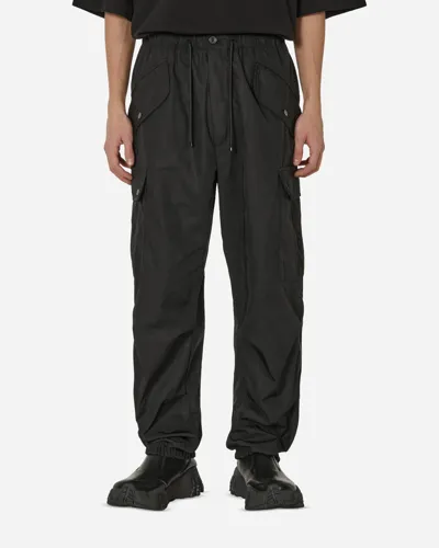 Dries Van Noten Loose Cargo Pants In Black