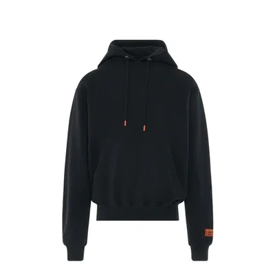 Heron Preston Cotton Hoodie Sweatshirt In Black