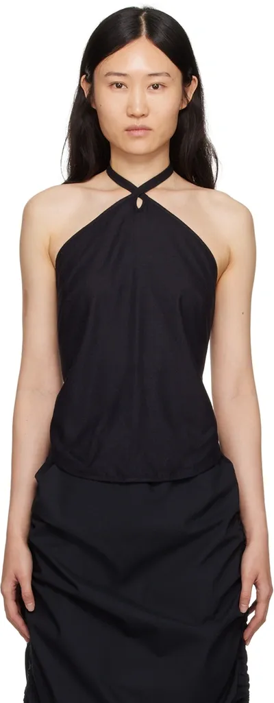 Baserange Ssense Exclusive Black Mar Tank Top