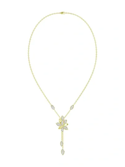 Marchesa Wild Flower Yellow Gold Y Necklace