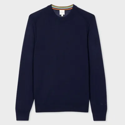 Paul Smith Mens Sweater Crew Neck In Blues