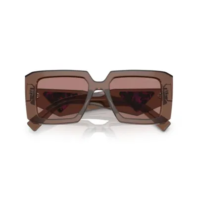 Prada Eyewear Square Frame Sunglasses In Brown