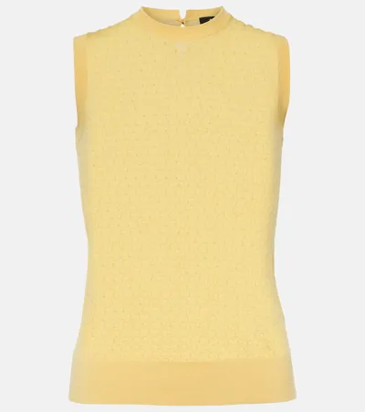 Etro Wool Top In Yellow