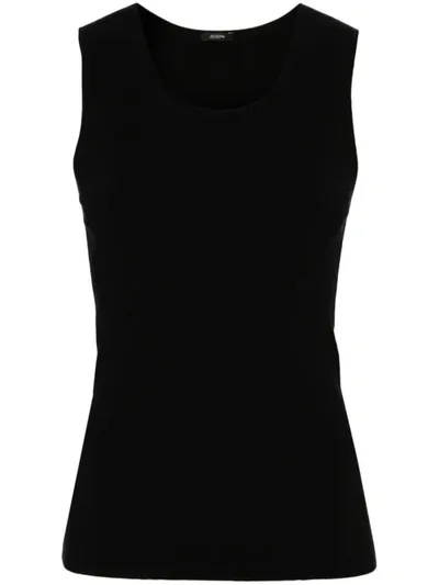 Joseph Stretch Tank In Silk Clothing In Black