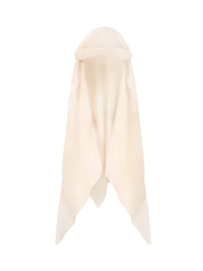 Ruslan Baginskiy Hood Detail Scarf In White