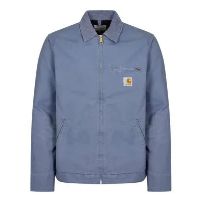 Carhartt Detroit Dearborn Organic-cotton Canvas Jacket In Blue