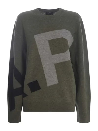 Apc A.p.c. Sweaters In Verde Militare