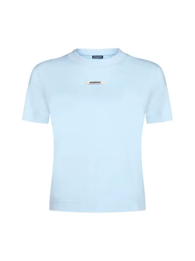 Jacquemus T-shirt In Light Blue