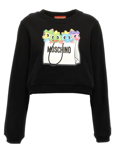 Moschino Bubble Bobble Fepla In Negro