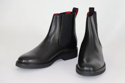 Pre-owned Hugo Boss Chelsea Boots, Mod. Luxityl_cheb_lt, Gr. 44 / Uk 10 / Us 11, Black In Schwarz