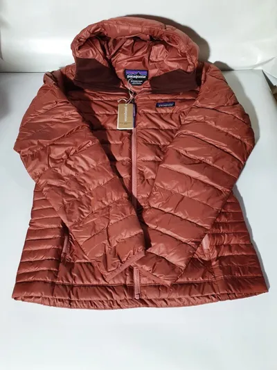 Pre-owned Patagonia Down Sweater Hoody Damen Jacke Rosehip (m)