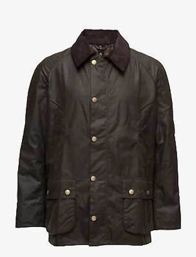 Pre-owned Barbour Ashby Wachsjacke Oliv In Grün