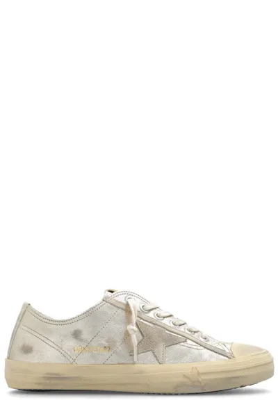 Golden Goose Deluxe Brand V In Silver