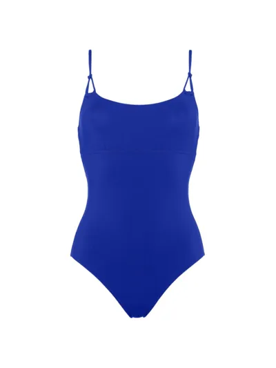 Eres Aquarelle One-piece Swimsuit In Indigo