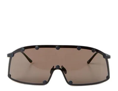 Rick Owens Performa Shielding Sunglasses In Black