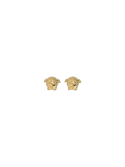 Versace Medusa Earrings In  Gold