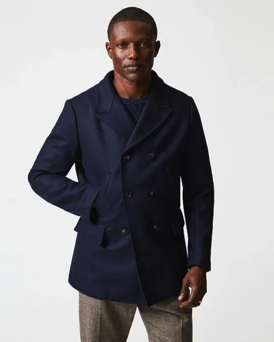 Reid Bond Peacoat In Navy