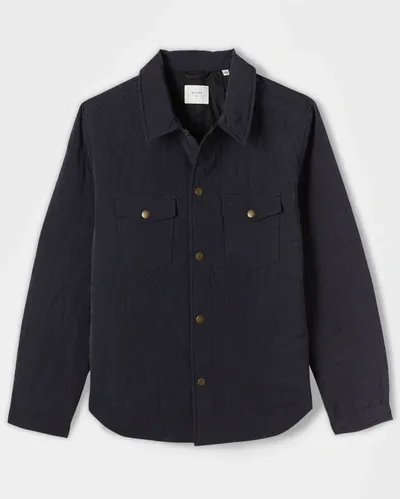 Reid Michael Shirt Jacket In Navy