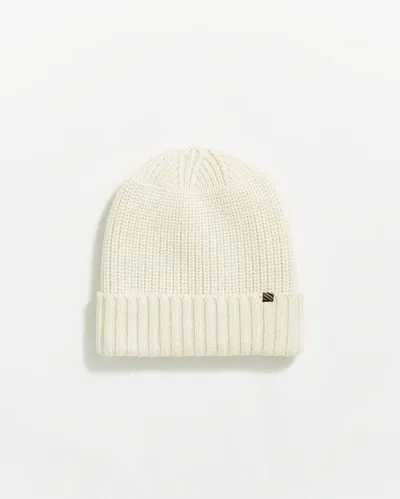 Reid Wool Ribbon Beanie In Natural