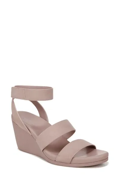 Naturalizer Ignite Wedge Sandals In Thistle Purple Nubuck