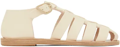 Ancient Greek Sandals Off-white Homeria Sandals In Off White