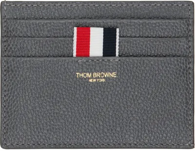 Thom Browne グレー Crab アップリケ カードケース In 025 Dark Grey