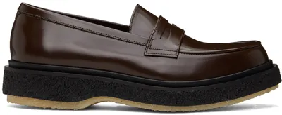 Adieu Brown Type 5 Loafers In Dark Brown Expresso