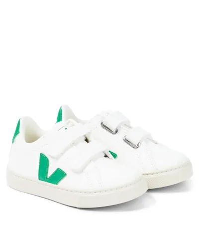 Veja Kids' Esplar Leather Sneakers In Multicoloured