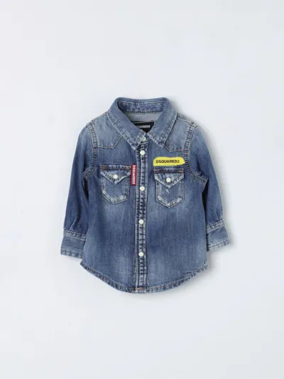 Dsquared2 Junior Babies' Shirt  Kids Color Denim