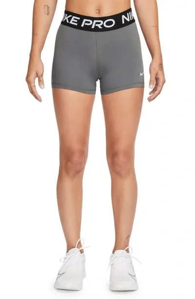 Nike Women's  Pro 3" Shorts In Grey